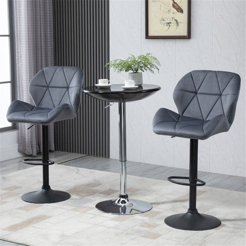 Bar Stools x 2, Grey