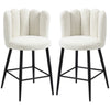 Two Bar Stools / Dining Chairs / Office Chairs, White