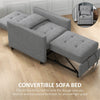 Sofa Chair / Single sofa bed, Grey, A