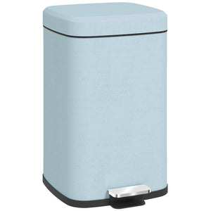 DodiOnline 20L Modern Boxy Metal Home Kitchen Bin - Light Green