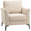 DodiOnline Linen-Look Armchair - Beige