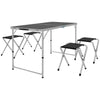 DodiOnline Four-Person Foldable Aluminium Picnic Set