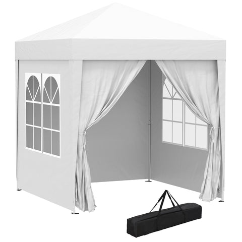 DodiOnline Pop Up Gazebo Canopy, size (2 x2m)-White