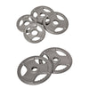 DodiOnline Set of 6 Cast Iron Olympic Weight for 2"/5cm Hole Dumbbell Handle Bar 35kg Dumbbell Plates Barbell Weight 2 x 5kg, 2 x 2.5kg, 2 x 10kg