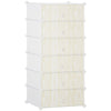DodiOnline Six Cube Modular Storage Storage Unit - White