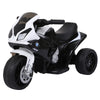 DodiOnline Electric Kids Ride on BMW Motorbike W/Headlights and Music, 6 V-Black
