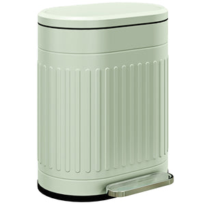DodiOnline 20L Metal Kitchen Bin, with Soft-Close Lid - Light Green