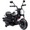 DodiOnline 6v Electric Motorbike with Training Wheels, One-Button Start - White