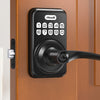 Keyless Entry Door Lock With Handle, Zowill Electronic Keypad Deadbolt Door Locks Handle Lever, Front Door Lock Set, Digital Door Lock, Auto-Locking, Anti-peep Code Door Handle Lock