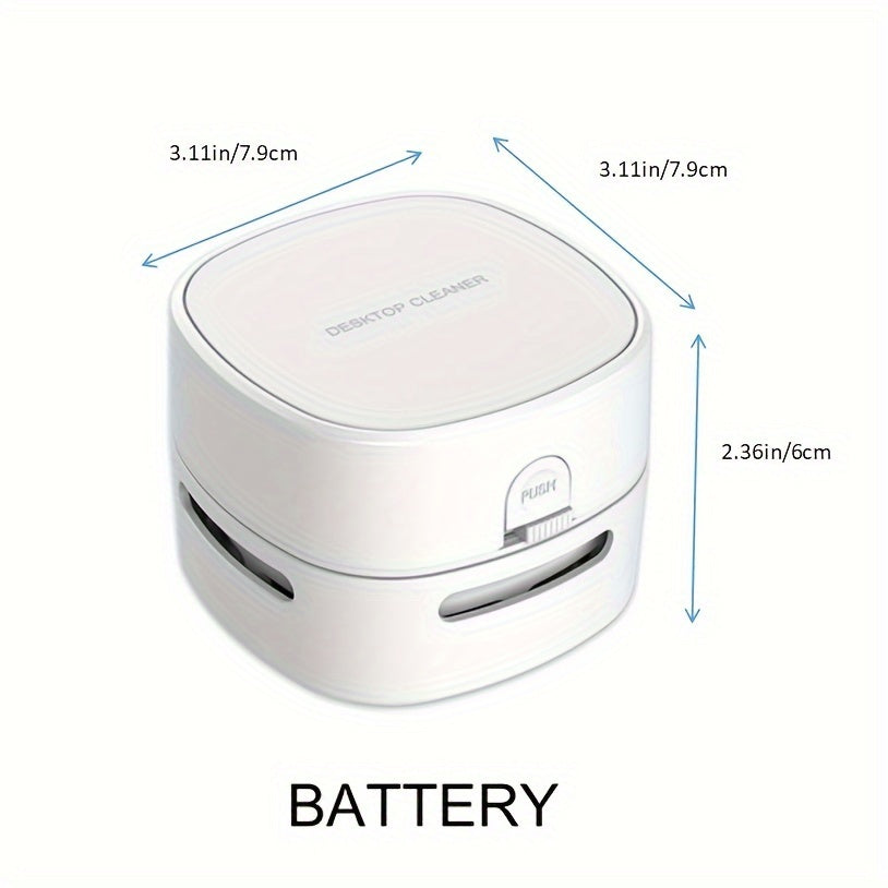 Wireless Handheld Desktop Vacuum Cleaner, Portable Smart Desktop Cleaning Robot for Home Use, Convenient for Cleaning Office And Study Desks, Ensuring a Worry-Free Learning And Working Environment, Can Be Given As a Christmas