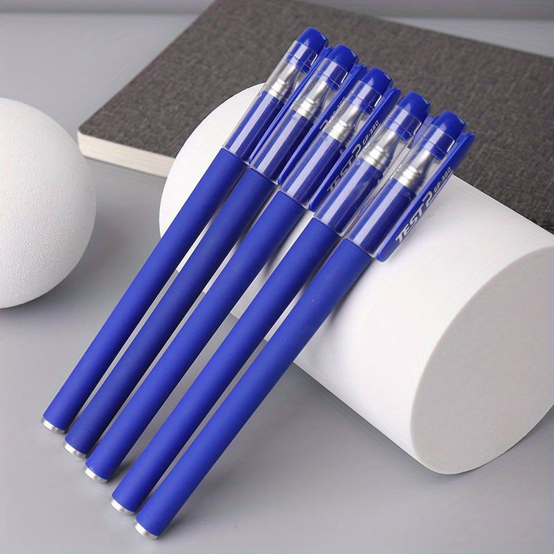 10pcs Premium Gel Pens Set - Black, Blue, and Red Refillable Ink with 0.5mm Bullet Tip - Perfect for School, Office, and Art Projects - Kawaii Stationery Supplies