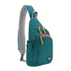 [Trendy Belt Bag] Trendy Nylon Belt Bag | Zipper Sling Bag with Side Pocket for Outdoor Sports