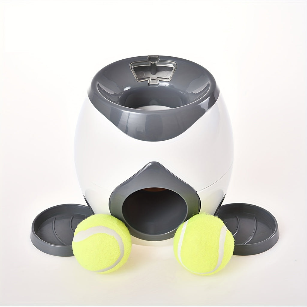 Interactive Dog Training Ball Launcher, Pet Tennis Feeder Reward Machine, Fun Dog Toy, Manual Operation, Non-Electronic, No Battery Required