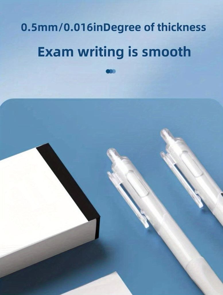 Smooth Writing Carbon Black Pen - Fast-Drying Ink for Smudge-Free Writing, Ultra-Smooth Experience, Fine Neutral Tip - Ideal for Students and Office Use, Essential Office Supplies and Stationery