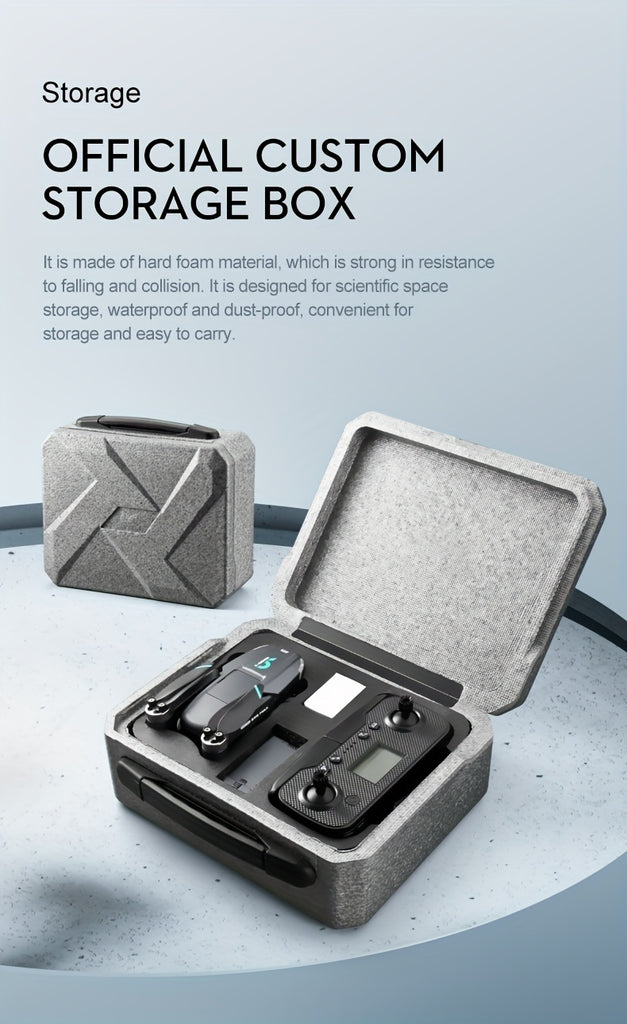 New S9S aerial drone, GPS positioning, Automatic return, Remote-controlled aircraft, High-definition dual camera with 2-axis Self Stabilizing Electronic Anti-Shake Gimbal, Brushless motor, Foldable four axis aircraft