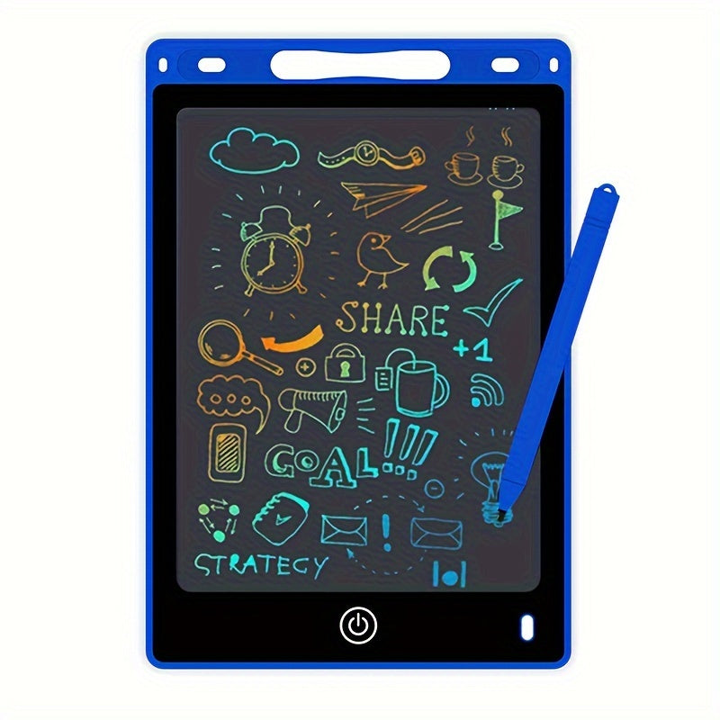 1pcs 8.5-Inch Durable ABS LCD Writing Tablet for Kids, Electronic Doodle Pad with One-Click Erase, Ideal Educational Toy Gift for Birthday, Halloween, Christmas, and Thanksgiving