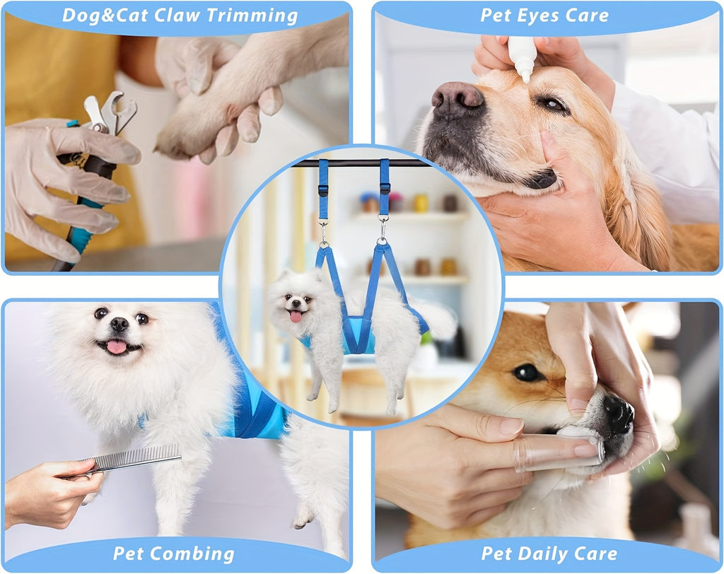 Hanging Belt Style Pet Hammock, Pet Beauty Hammock, Dog Hammock, Manicure, Nail Hanging Hammock