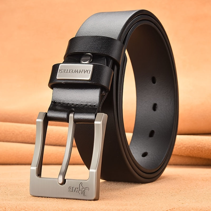 Men's Pin Buckle PU Leather Fancy Retro Jeans Belt
