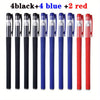 10pcs Premium Gel Pens Set - Black, Blue, and Red Refillable Ink with 0.5mm Bullet Tip - Perfect for School, Office, and Art Projects - Kawaii Stationery Supplies