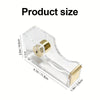 1pc Exquisite Transparent Acrylic Tape Holder - Desktop Organizer with Built-in Tape Cutter for Office Scenes, Easy to Use and Space-Saving Design