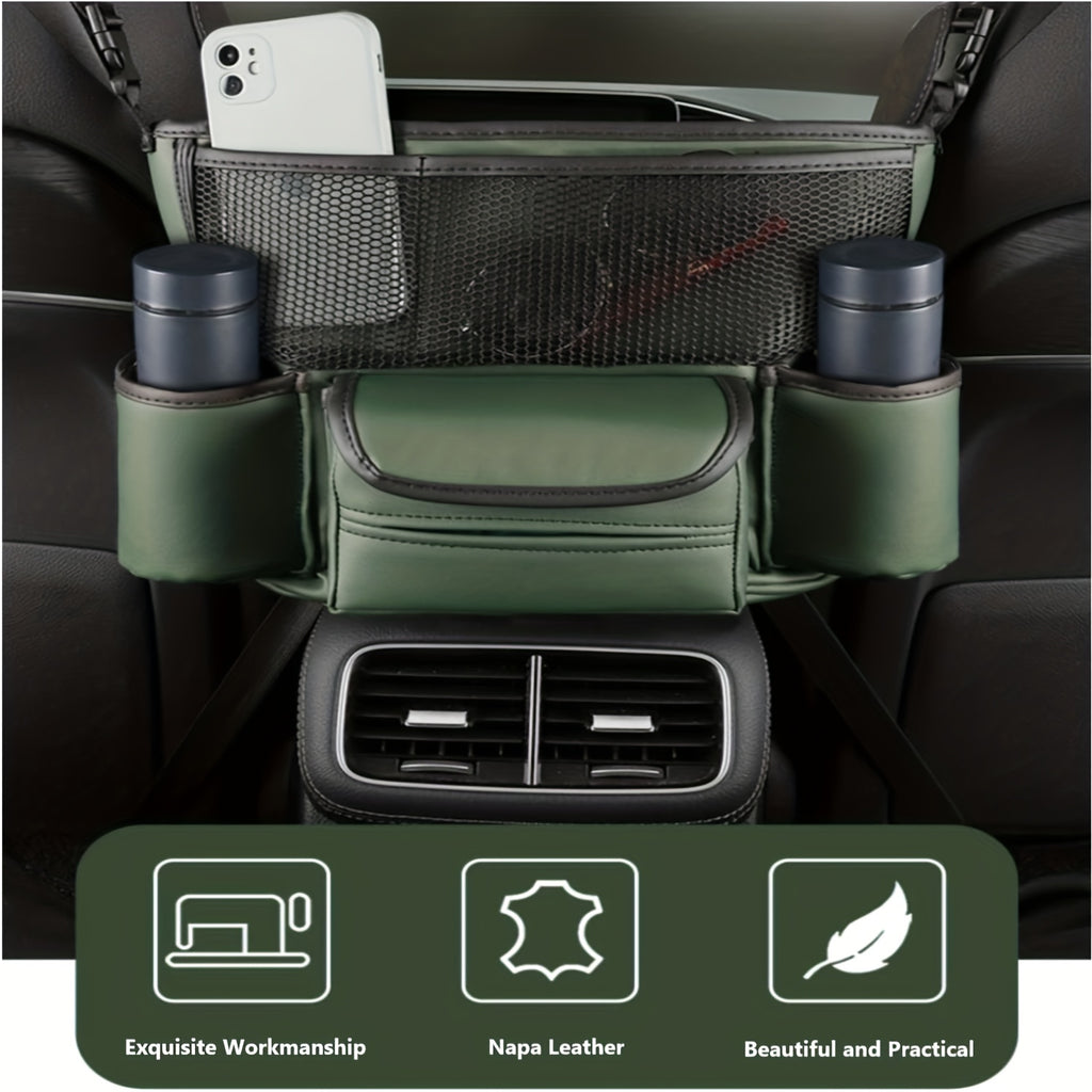 Large Capacity Car Purse Holder - Spacious Organizer for Document, Phone, and Accessories Storage - Premium Automotive Console Accessory for a Clutter-Free Car Interior