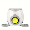 Interactive Dog Training Ball Launcher, Pet Tennis Feeder Reward Machine, Fun Dog Toy, Manual Operation, Non-Electronic, No Battery Required