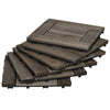 DodiOnline 27 Pcs Wooden Interlocking Decking Tiles, 30 x 30 cm Outdoor Flooring Tiles, 2.5? per Pack, for Patio, Balcony, Terrace, Hot Tub, Charcoal Grey