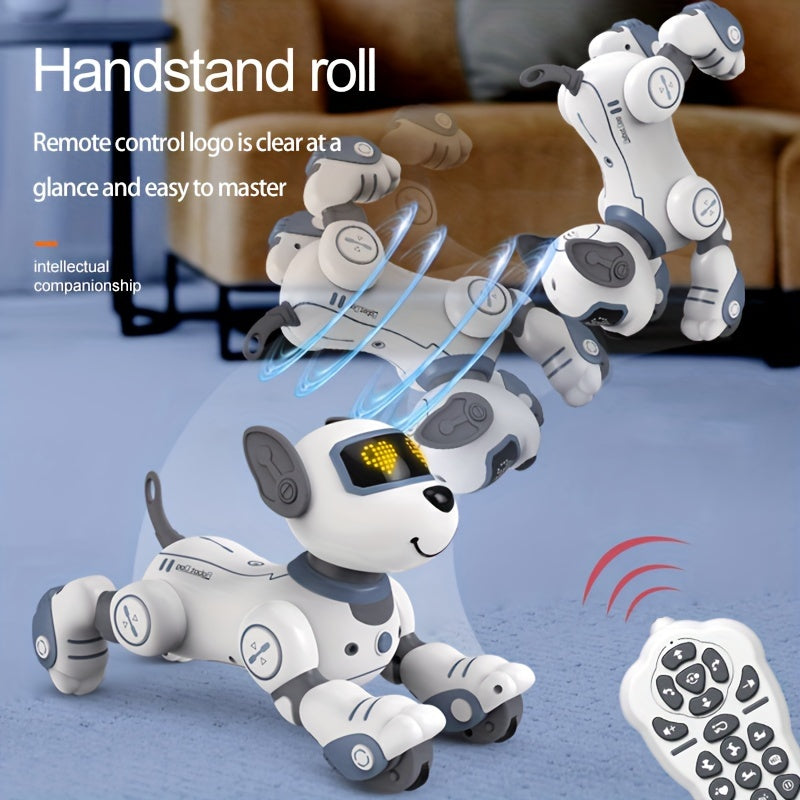 Kelaton Remote Control Toys: RC Robot, Infrared Remote Control Electronic Dog, Follow, Singing And Dancing, Ideal Gift For Family Or Friends' Birthdays Christmas Halloween.