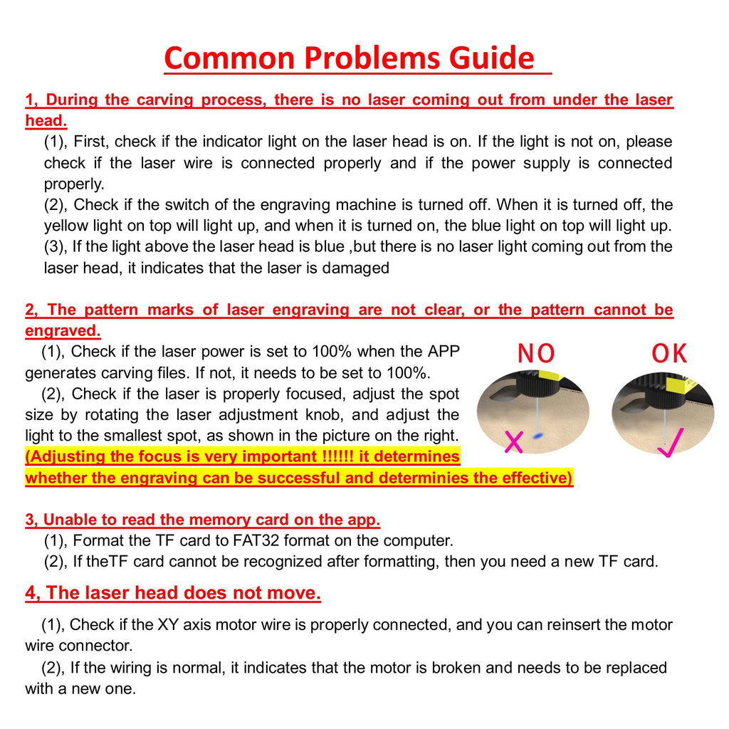 EasyThreed 0.5W Laser Engraver for Beginners, DIY Engraving Area 100x100mm, Wireless Smartphone Connectivity, APP Control for iOS & Android, Plastic Material, 110V/220V Power Supply, US Plug, Electronic Components Included