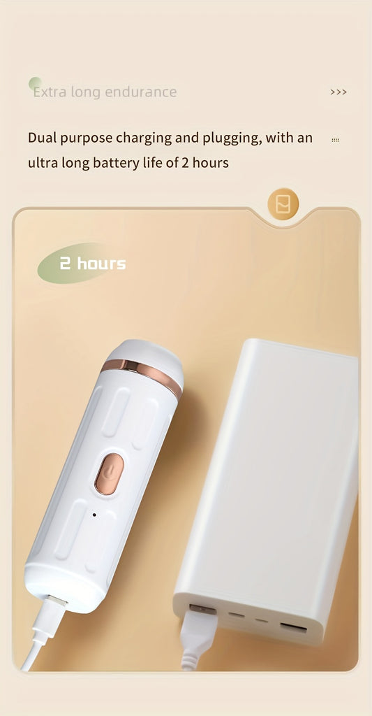 Electric Feet Callus Remover,Professional Electric Callus Remover,Rechargeable Portable Electronic Foot File Pedicure Tools, Electric Callus Remover Kit for Smooth and Soft Feet - Ideal Gift for Hard, Cracked, and Dry Light B