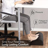 1pc Ergonomic Office Desk Foot Rest - Under Desk Footrest With Washable Cover - Desk Foot Stool Work From Home Accessories - Foam Foot Stool Rocker, Office Footrests