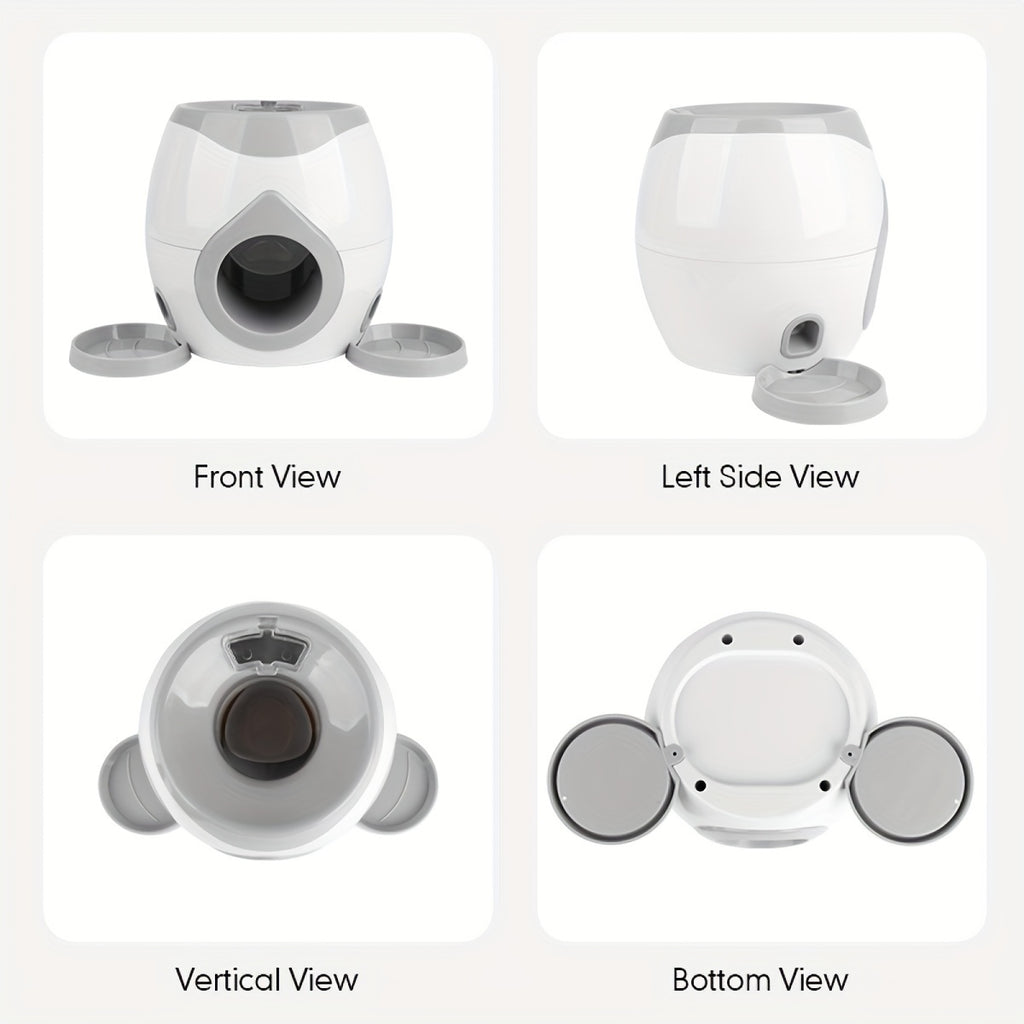 Interactive Dog Training Ball Launcher, Pet Tennis Feeder Reward Machine, Fun Dog Toy, Manual Operation, Non-Electronic, No Battery Required