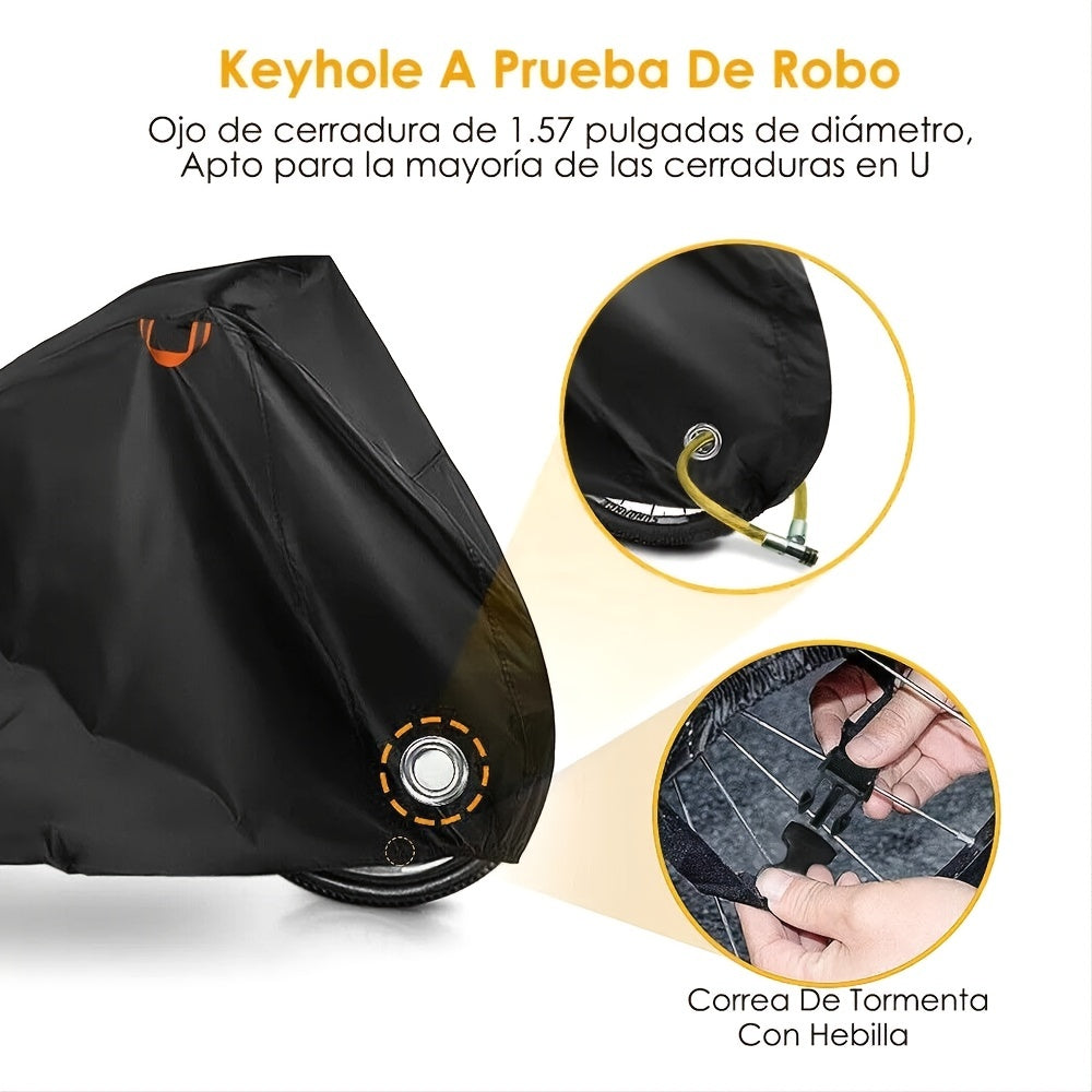 1pc Heavy Duty Waterproof Bicycle Cover - Protect Your Bike from Outdoor Elements