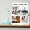 Adjustable LED Desk Lamp, USB Rechargeable Cute Cartoon Cat Table Light, Eye Protection Warm White Night Lamp for Household Use - Contains Electronic Components, Plastic Material