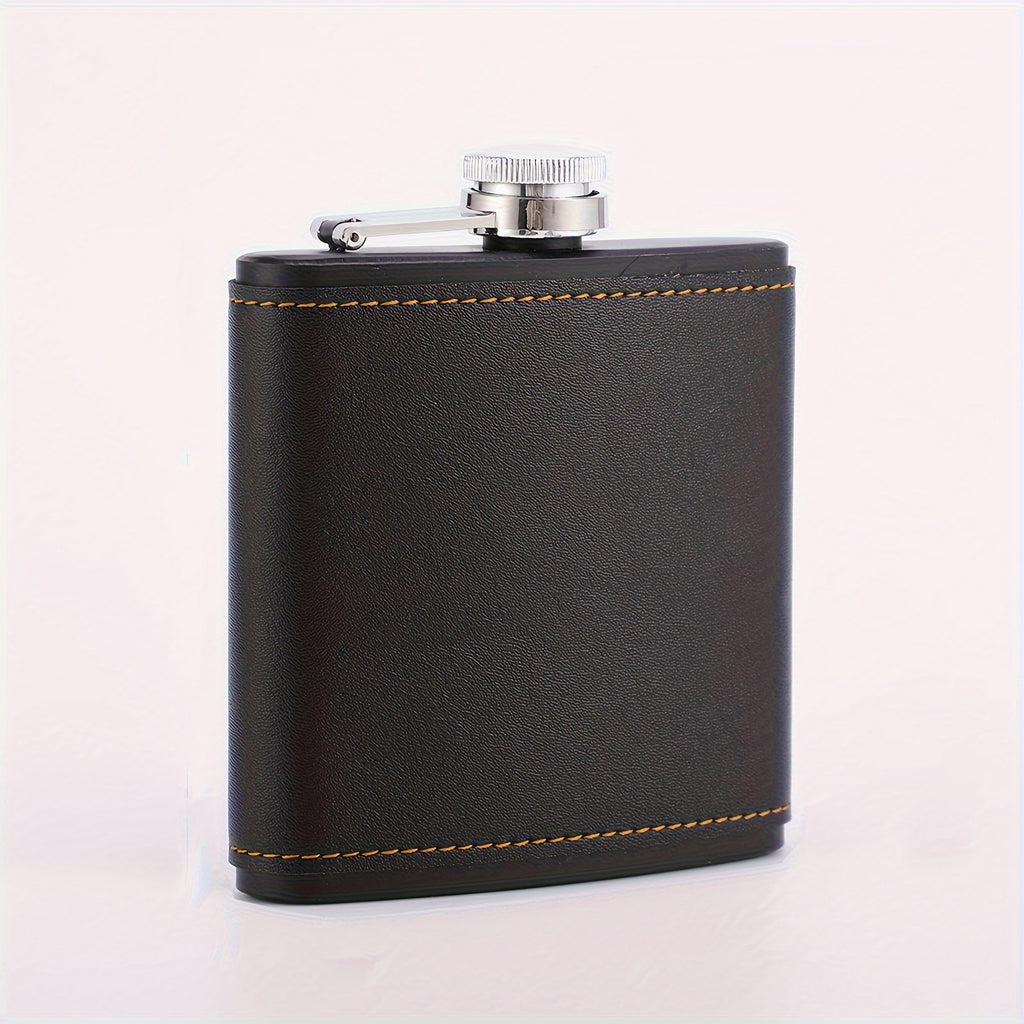 1pc, Men's Personalised Kettle, Leather Kettle, Personalised Kettle, Kettle Leather, Kettle, Mate Kettle, Personalized Flask, Engraved Flask, Groomsmen Gift, Holiday Gifts, Birthday Gifts, Party Favors, School Season Gift, We