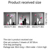 3pcs Elegant Floral Wall Decals for Bedroom and Living Room - Self-Adhesive Removable Stickers for Home Decor