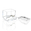 1pc Transparent Clear Cotton Swabs Storage Holder Dispenser - Keep Cotton Pads Organized and Within Reach - Bathroom Storage Container with Lid, Art Supplies Organizer, Space-Saving, Easy to Clean, and Durable
