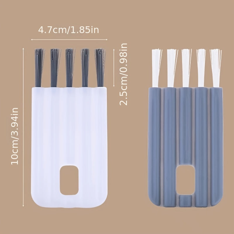 1pc Multi-Purpose Cleaning Brush - Flexible, Soft Bristles for Keyboard, Cup Covers, and Household Gaps - Easy to Use and Effective for Office and Home Cleaning