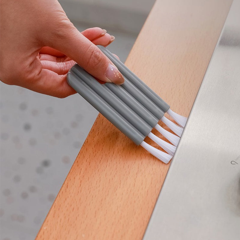 1pc Multi-Purpose Cleaning Brush - Flexible, Soft Bristles for Keyboard, Cup Covers, and Household Gaps - Easy to Use and Effective for Office and Home Cleaning