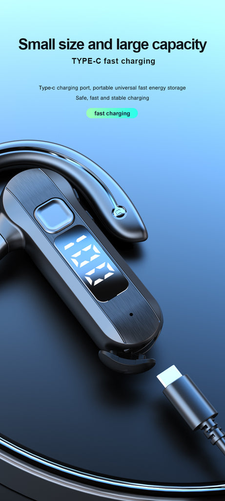 Sport Earphones Air Bone Conduction, Wireless Open Headset Running Headset Noise Reduction With Microphone