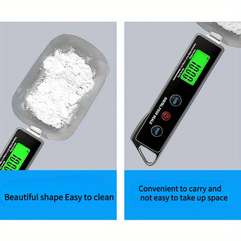 1pc, Digital Spoon Food Scale, Spoon Scale, Electronic Scale, Household Portable Practical High Precision Spoon Scale, Kitchen Measuring Spoon, Electronic Spoon Scale, Kitchen Stuff (Measuring Range:3.53oz/0.0-1.1LB/0.1g)
