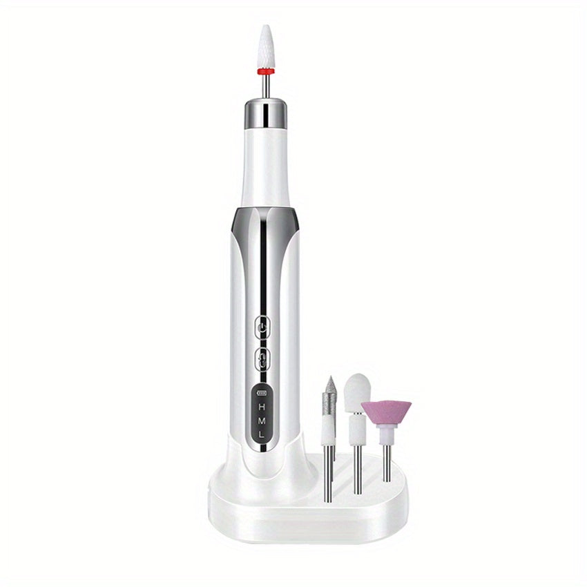 Professional Electric Manicure & Pedicure Nail File Set, Complete Portable Nail Drill, Electronic Nail File And Full Manicure And Pedicure Tool