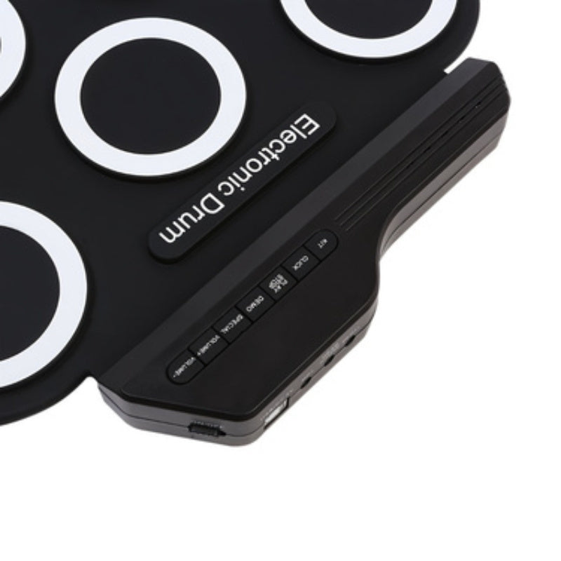 Portable Silicone Hand-rolled Drum Rack For Electronic Drums Jazz Drums USB Electronic Drums Eid Al-Adha Mubarak