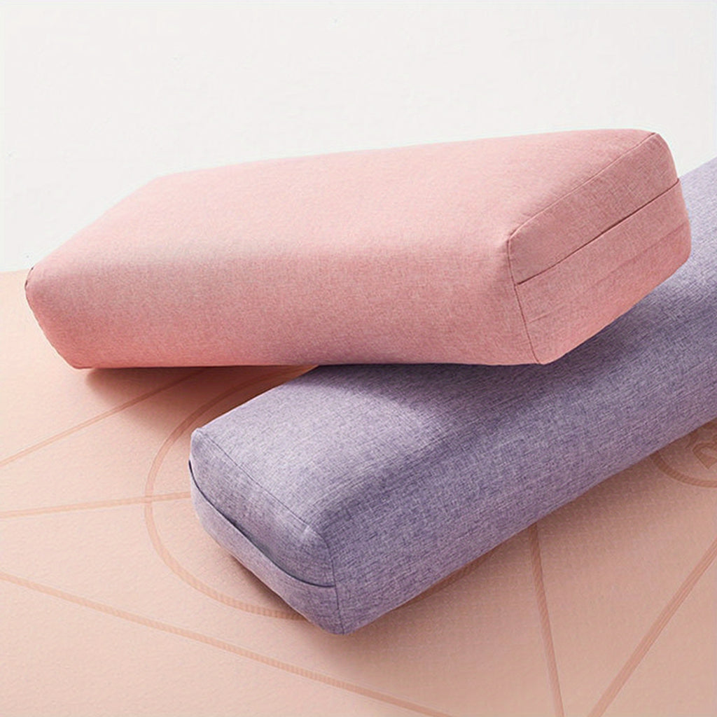 Yoga Bolster Soft Washable Polyester Rectangular Portable Yoga Bolster for Sporting