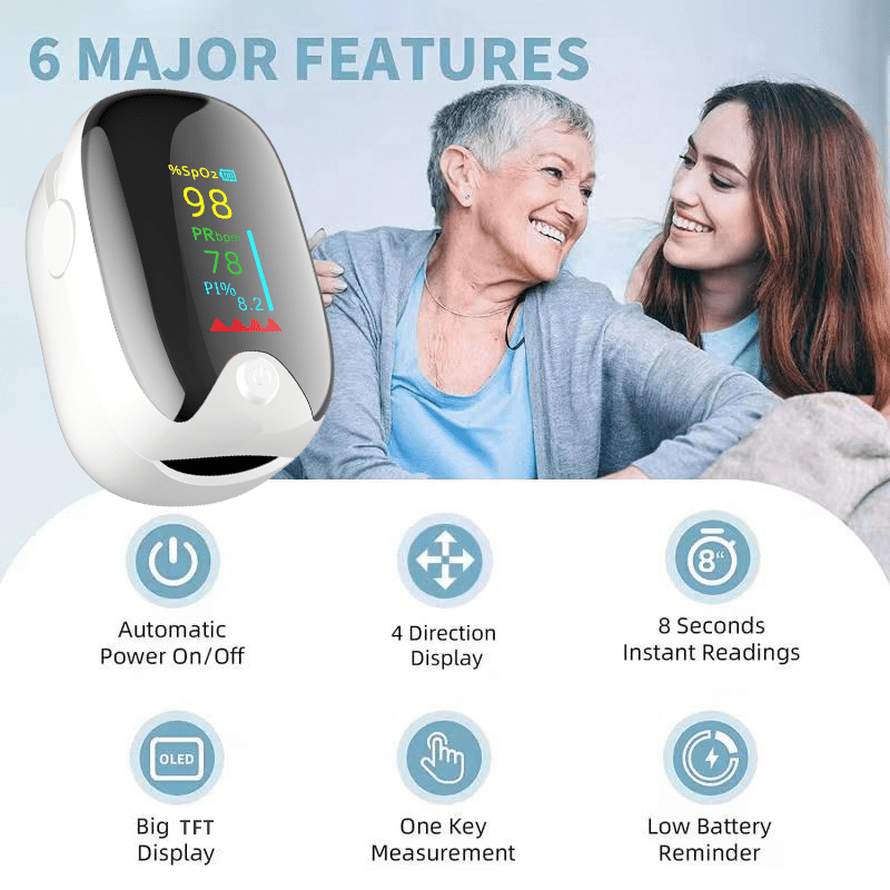 Professional Finger Pulse Oximeter for sporting or aviation use only Oximetry Pediatric Pulsometer Oxygen Saturometer Heart Rate Fingertips Kid