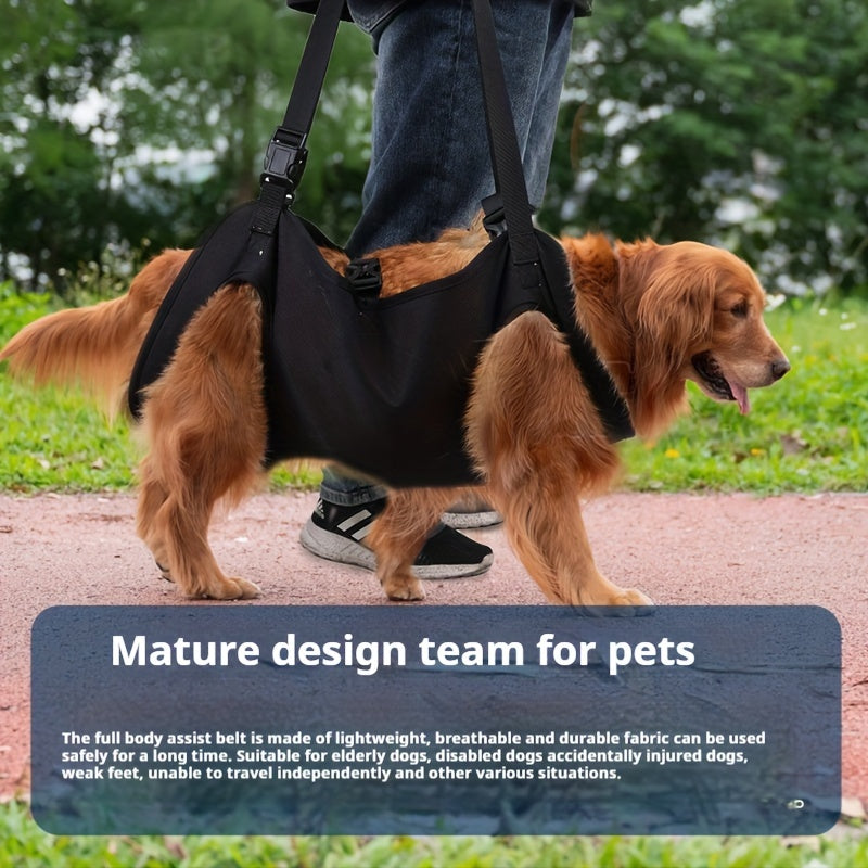 ComfortFit Pet Support Harness - Adjustable Lifting Sling for Elderly, Disabled, and Rehabilitative Exercise - Stair Assistance, Health & Beauty Care Accessory for Senior Dogs, Arthritis, and Post-Surgery Recovery