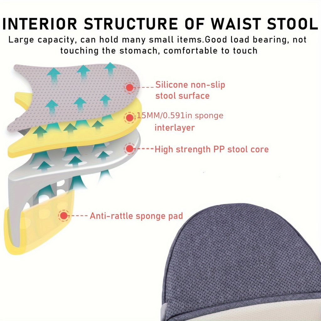 The Ultimate Gray Baby Carrier: Hip Seat, Shoulder Strap, Waist Belt & Storage Space - Perfect For Busy Parents, Christmas, Halloween, Thanksgiving Day Gift