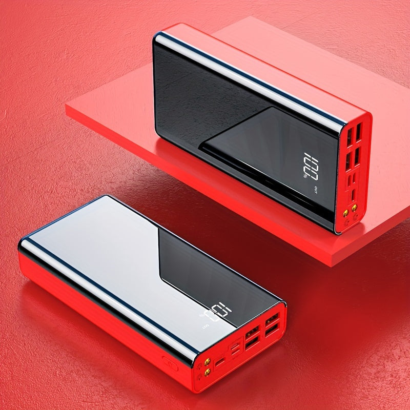 BYGP 50000/40000/30000mAh Portable Power Bank, USB Mobile Phone Charger, With LED Power Display/flashlight, Outdoor Emergency Power Reserve Battery Pack, Camping Lamp, Suitable For IPhone/Android Mobile Phone Digital Electron