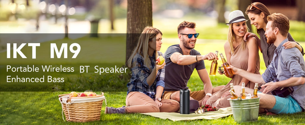 Wireless Speaker With HD Sound, Portable Wireless Speaker Up To 24H Playtime, TWS Pairing, BT5.3, For Home/Party/Outdoor/Beach, Electronic Gadgets, Birthday Gift (Black)