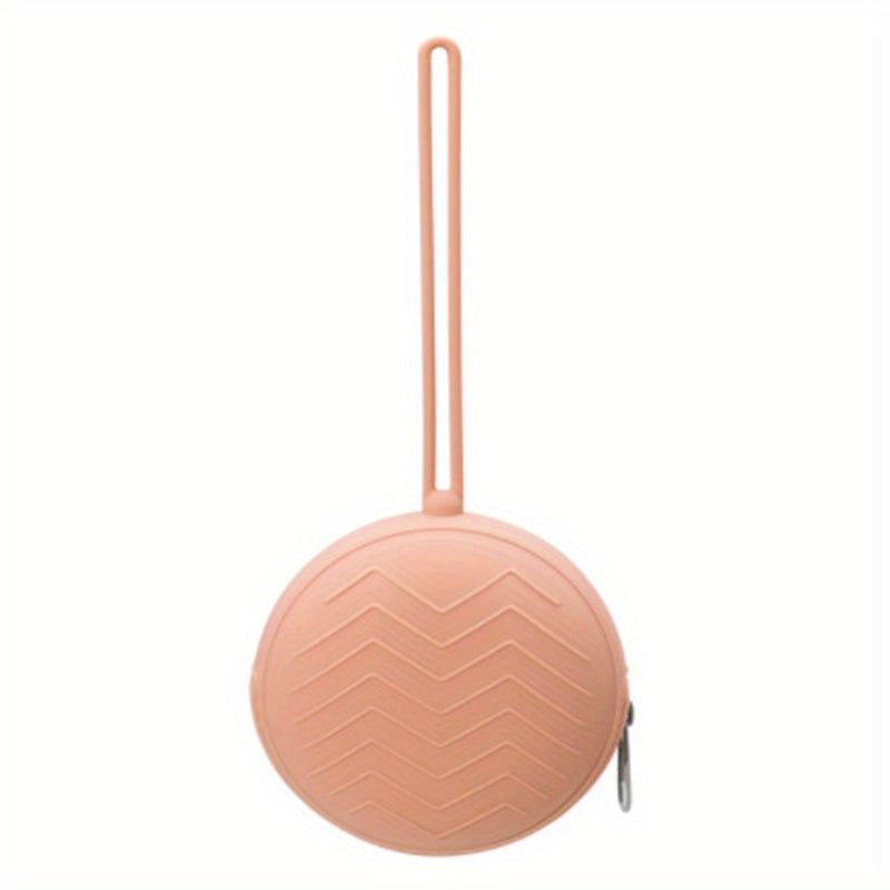 Travel-Safe Silicone Pacifier Case - BPA-Free, Secure Holder, Durable Pouch, Essential Organizer for On-the-Go Parents - Hygienic Storage Solution for Pacifiers